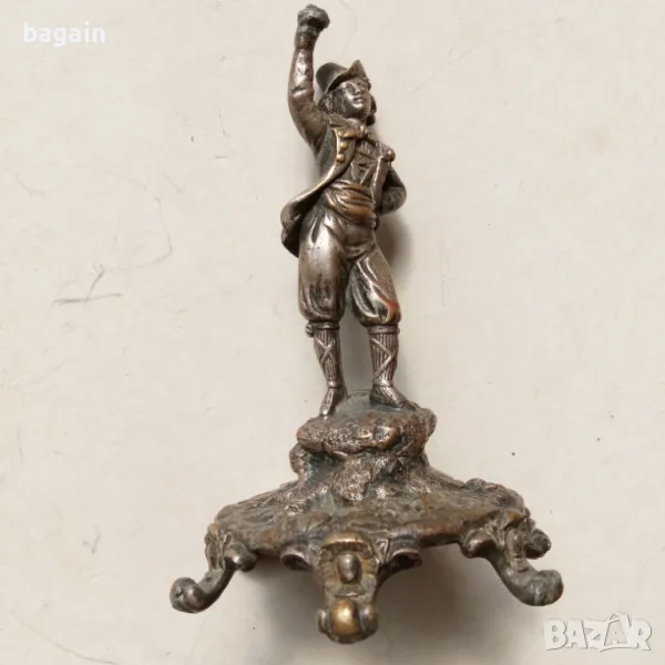 Старинна бронзова статуетка., снимка 1