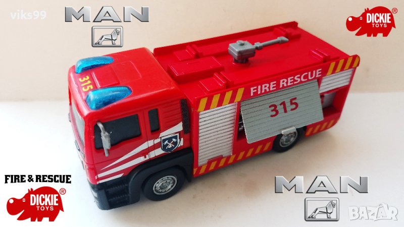 Пожарна Simba Dickie Toys MAN Fire Engine , снимка 1