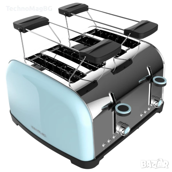 Тостер Cecotec Toastin’ Time ,1700W , 4 слота, снимка 1