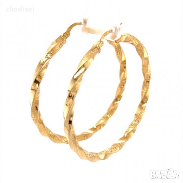 Златни обеци 6,73гр. 14кр. проба:585 модел:11476-2, снимка 1