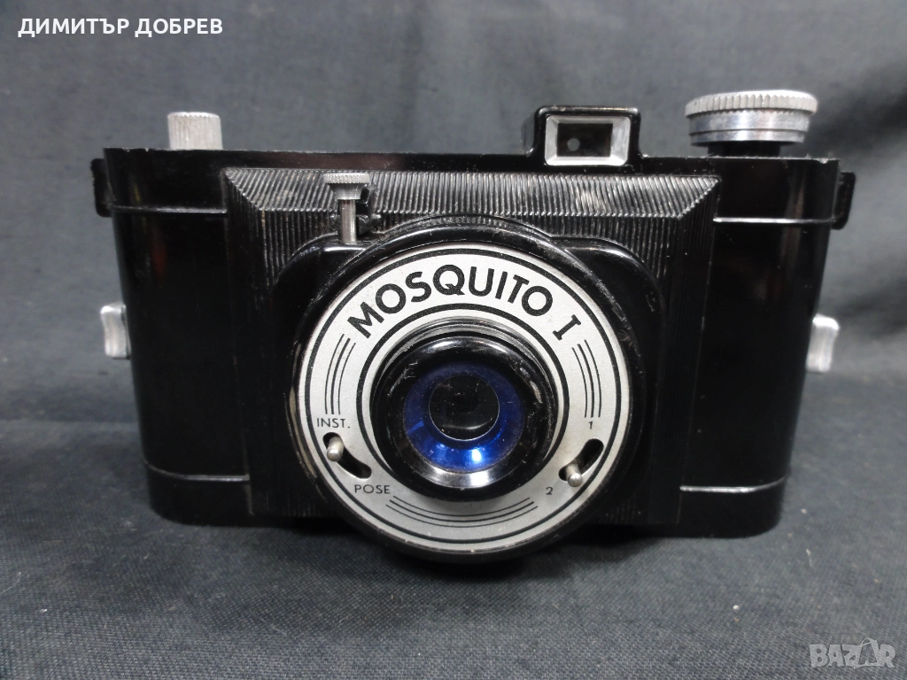 СТАР РЕТРО БАКЕЛИТОВ ФОТОАПАРАТ MOSQUITO I FRANCE, снимка 1