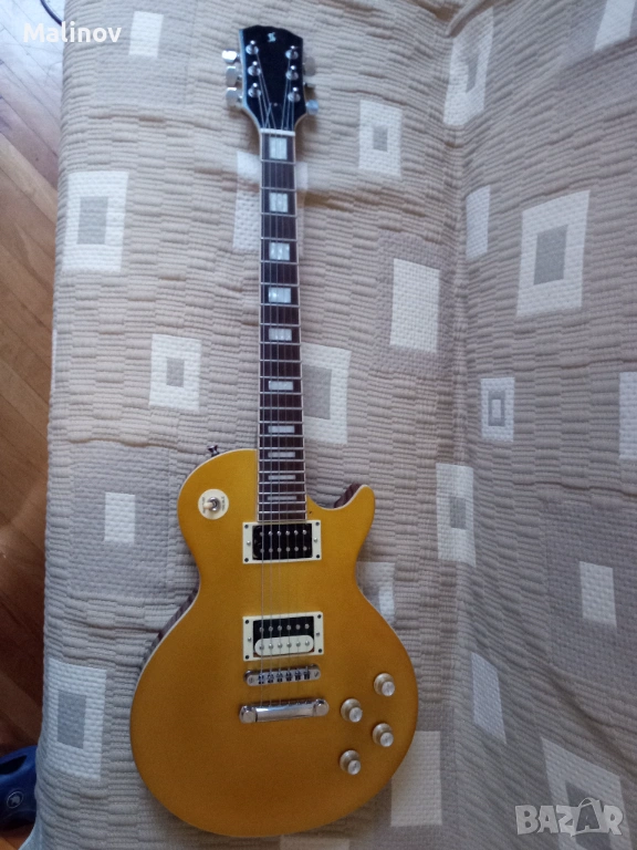 Stagg SEL-STD goldtop, снимка 1