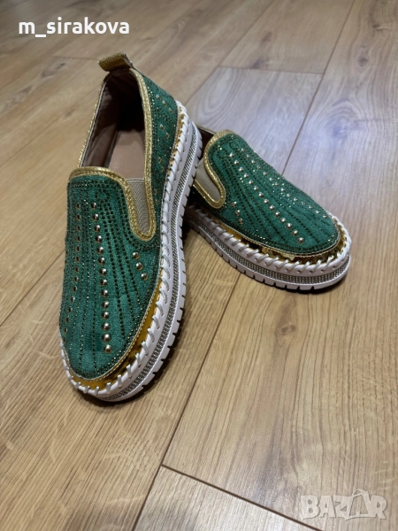 Мокасини с камъни, снимка 1