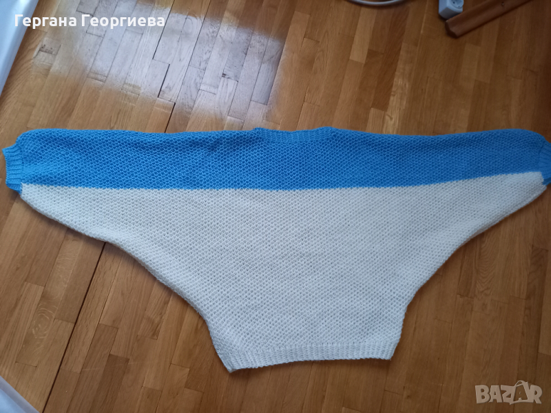 Дамски пуловер ръчно плетиво, снимка 1