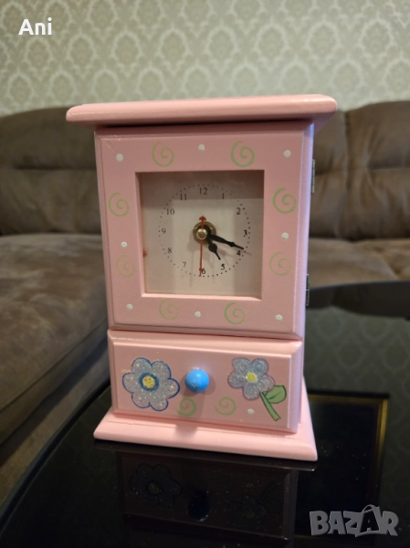 Розова бижутерка с часовник , снимка 1