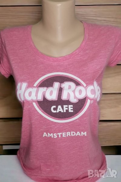 Разпродажба! Hard Rock дамска тениска Амстердам, XS , снимка 1