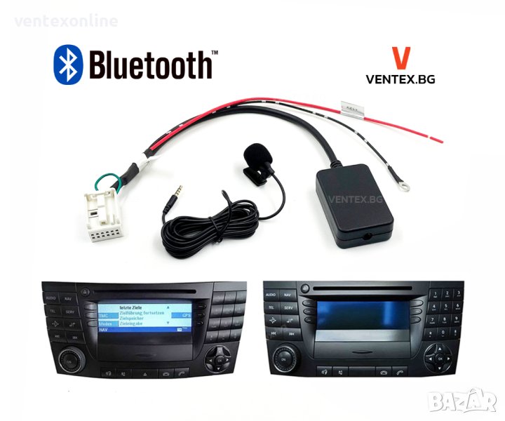 Bluetooth за Mercedes W169 W164 W203 W209 Блутут за мерцедес навигация с микрофон WEFA, снимка 1