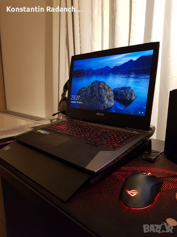 ASUS ROG геймърски лаптоп | i7 | GTX 1070 8GB | 32GB RAM, снимка 1