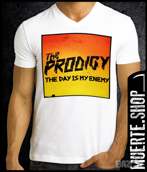 Тениска с щампа THE PRODIGY TDME, снимка 1