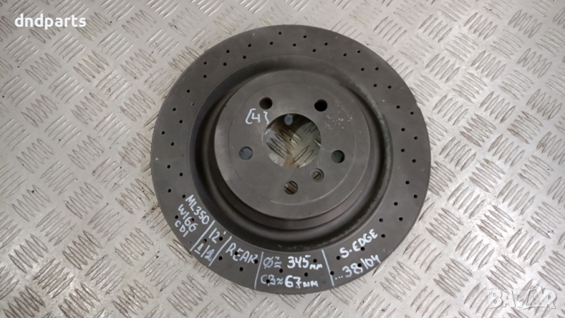 Заден диск Mercedes ML350 CDI W166 2012г.	, снимка 1