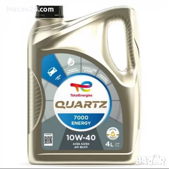 Двигателно масло Total Quartz 7000 DIESEL 10W40 4L, снимка 1