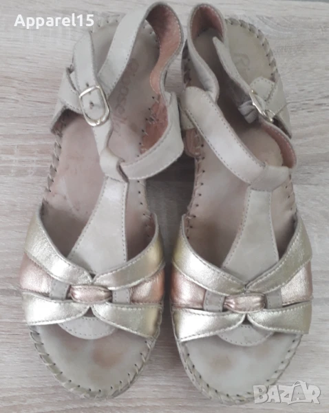 Riposella вносни сандали от естествена кожа, 38, снимка 1