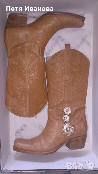 Ботуши от естествена кожа на Pachoti , снимка 1