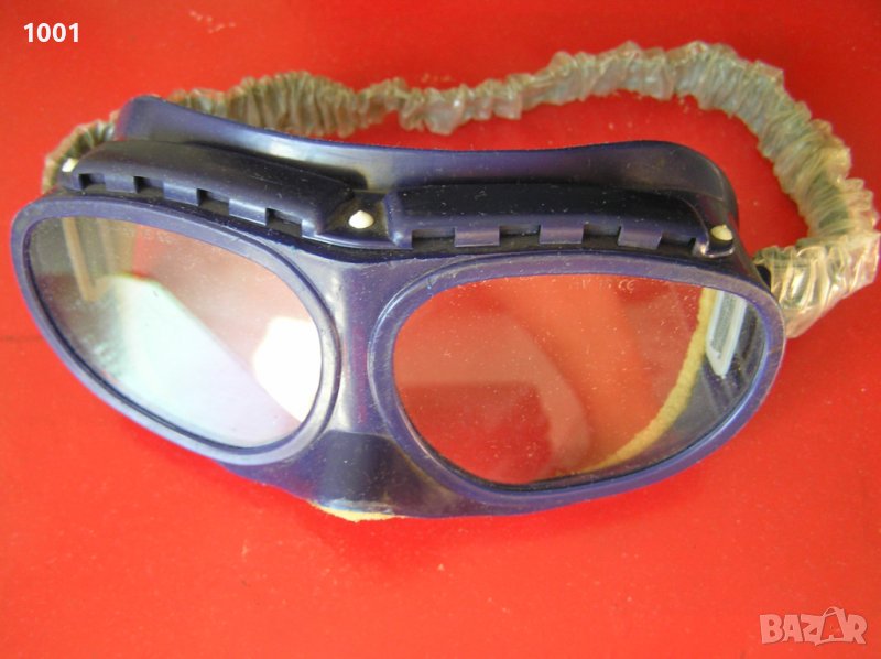 мотоциклетни стари очила за мотор от 70 години, снимка 1