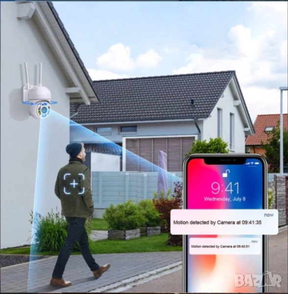 📹 Wi-Fi камера 1080P с нощно виждане  , снимка 1