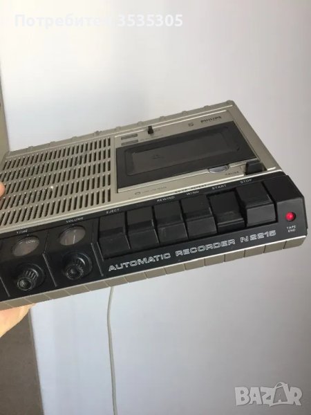Радиокасетофон Philips N 2215-1976 г, снимка 1