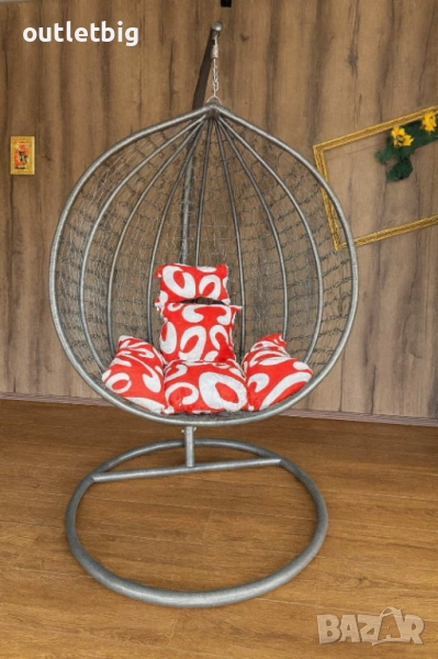 Градинска висяща люлка тип гнездо,яйце–Промоция!, снимка 1