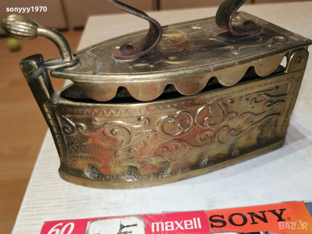 медна ютия-антика 2601261627, снимка 1