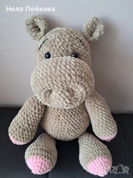 Хипопотам плюшена играчка, снимка 1