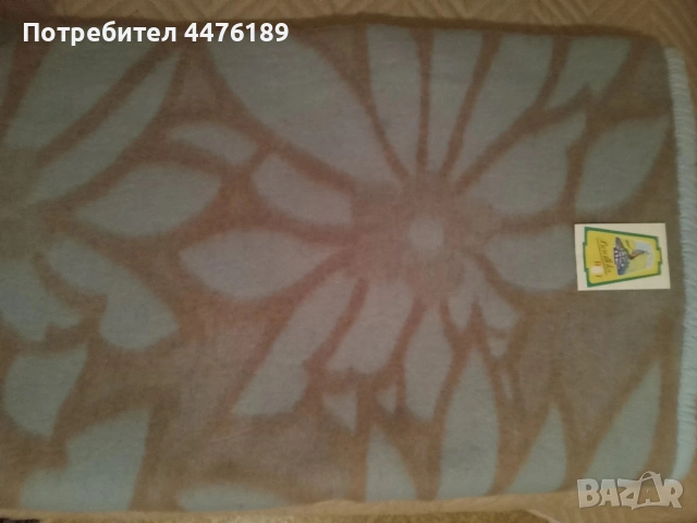 Уникално вълнено одеяло, снимка 2 - Олекотени завивки и одеяла - 53026516