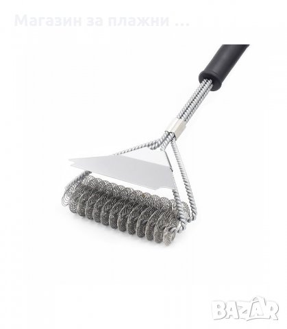 ЧЕТКИ ЗА ПОЧИСТВАНЕ НА БАРБЕКЮ, ДВУ И ТРИ РЕДОВИ - код 3050, снимка 16 - Барбекюта - 33897310