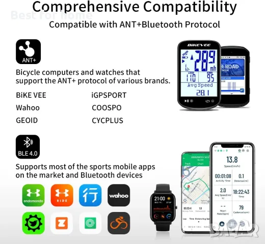 Безжичен GPS велокомпютър, снимка 7 - Друга електроника - 56301083