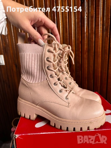 Дамски черни боти , снимка 9 - Дамски боти - 53711865