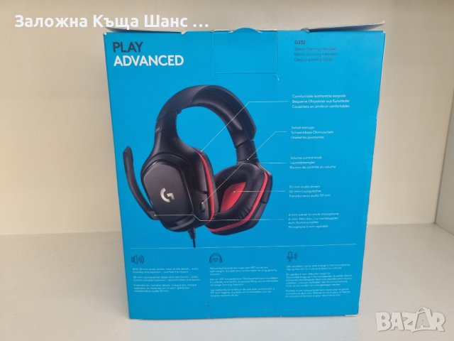 Геймърски слушалки Logitech G332, снимка 2 - Слушалки и портативни колонки - 42638677