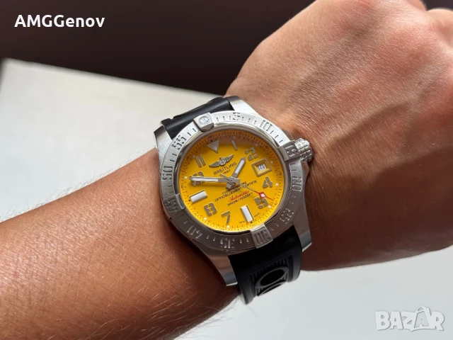 Като Нов Breitling Avenger II Seawolf A17331 Automatic, снимка 8 - Мъжки - 50755242