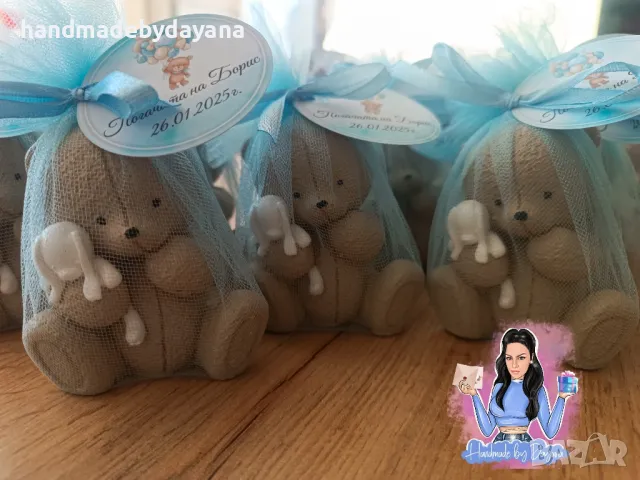 Подаръчета за гости - мече, снимка 8 - Ръчно изработени сувенири - 47899805
