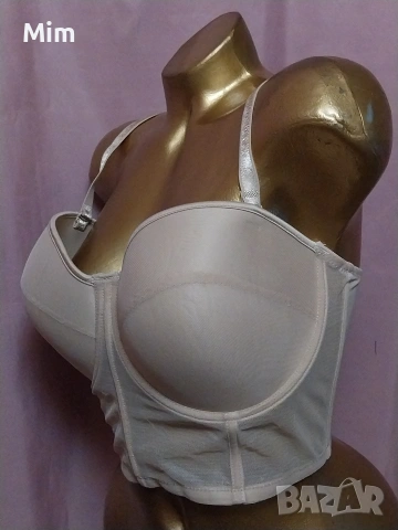 2XL 95 E Елегантен корсет сутиен в черно и телесен цвят , снимка 11 - Корсети, бюстиета, топове - 53422415