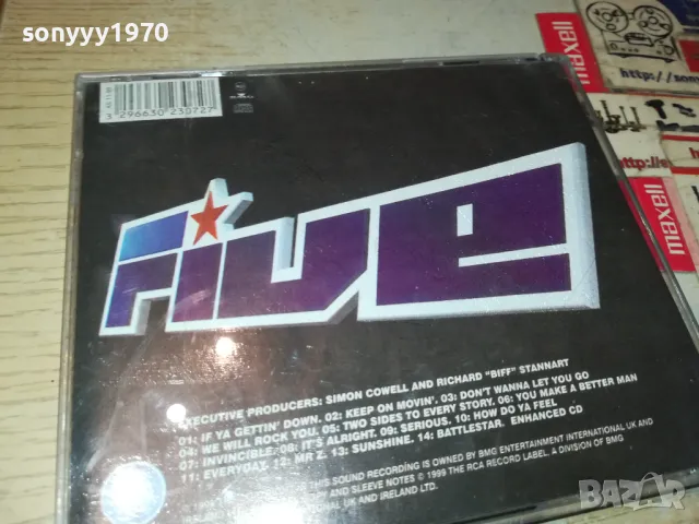 FIVE CD 0305250500, снимка 9 - CD дискове - 50136090