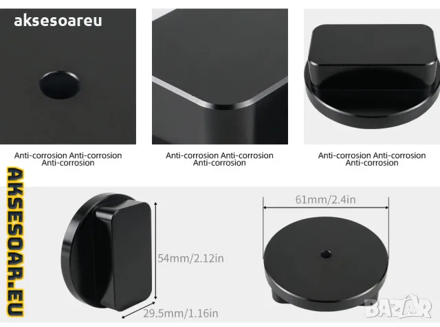 Здрава висококачествена алуминиева подложка адаптер за крик и подемник за коли алуминиев тампон Прот, снимка 14 - Аксесоари и консумативи - 48053248