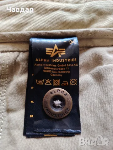 ALPHA INDUSTRIES - мъжки карго панталон, размер 36/XL, снимка 11 - Панталони - 55844429
