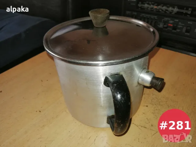 Ретро соц алуминиева млековарка (1.5 л) – здрава и качествена изработка от „едно време“