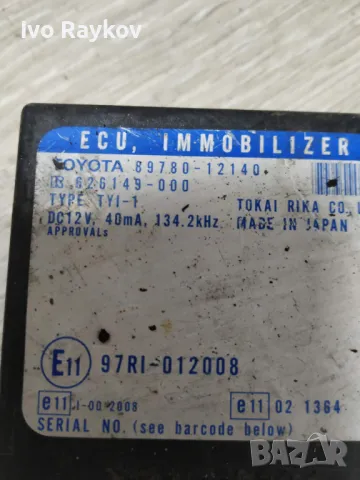 Имобилайзер Toyota Corolla 1.4D , 89780-12140, снимка 2 - Части - 48177282