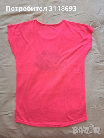 Дамска неонова тениска , снимка 2 - Тениски - 51469014