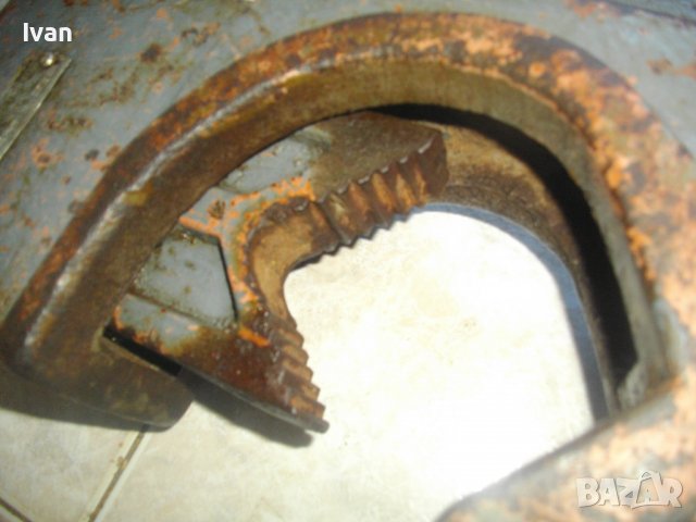 19 кг/4 Цола-Българско Заводско Тръбно Менгеме-Масивно-Професионално/Индустриално/Промишлено-1969 г., снимка 8 - Менгемета - 40143274