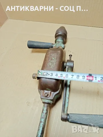 Соц Стара Полска Ръчна Дрелка Маткап., снимка 12 - Антикварни и старинни предмети - 49521450