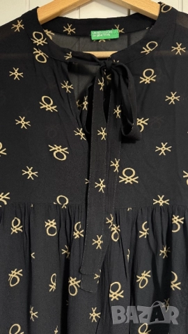 Benetton красиви рокля, туника, блуза M/L, снимка 3 - Рокли - 52279490