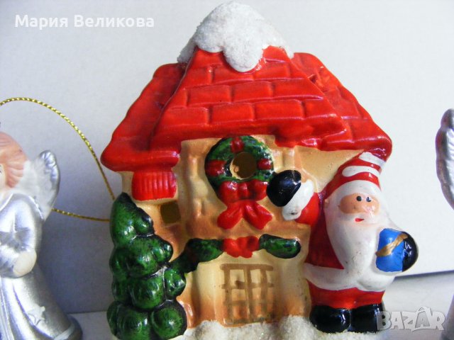 Коледни ,керамични фигурки, снимка 2 - Декорация за дома - 39055897