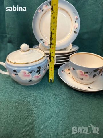 Богдановичский фарфоровый завод, СССР-непълен сервиз, снимка 4 - Чаши - 52973596