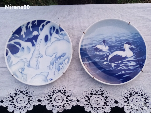2 винтидж чинии за стена - Норвегия
