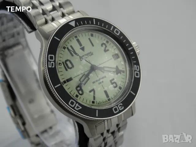 ВОСТОК АМФИБИЯ АВТОМАТИЧЕН-FULL LUME ref: 72012Б, снимка 6 - Мъжки - 43325916