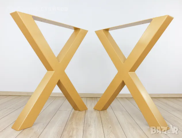 Метални крака за трапезна маса, холна маса, бюро, пейка, цената е за 1бр., снимка 10 - Маси - 47690576