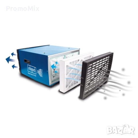 Пречиствател на въздух за работилници Scheppach HDA14 110W Филтър за прах и стърготини, снимка 4 - Овлажнители и пречистватели за въздух - 52522764