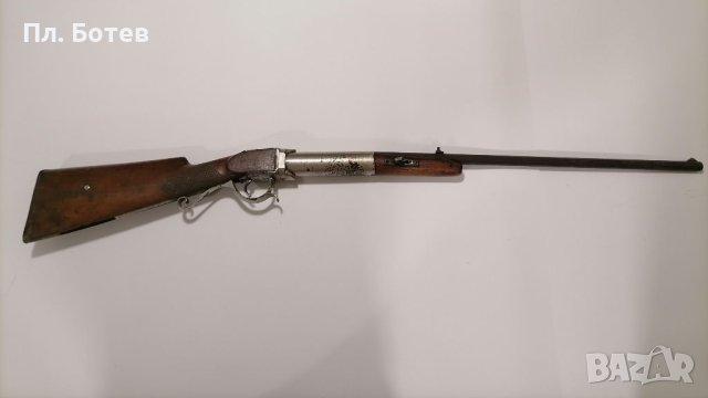 Стара въздушна пушка 19 век, снимка 1 - Антикварни и старинни предмети - 41636876