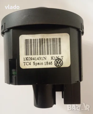 Ключ управление светлини VW 1K0941431N, снимка 3 - Части - 48633368
