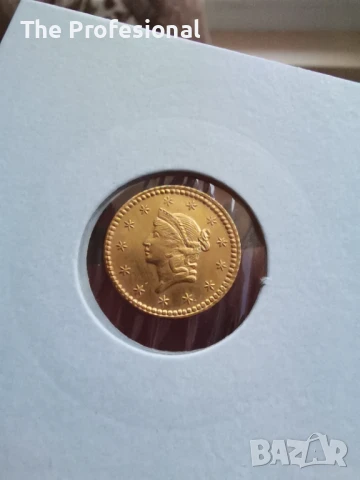 Златна монета. , снимка 2 - Нумизматика и бонистика - 50572147