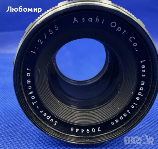 Обектив ASASHI Pentax Super-Takumar - 55 mm Японски, снимка 1